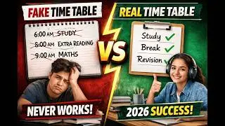 Reality of Time Table | Why Most Timetables Fail & How to Make an Effective Time Table for 2026