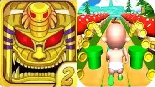 Endless Run Pyramid Rush 2 vs Temple Baby Run