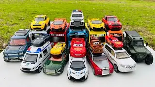 Unboxing Mobil mobilan, Bus tayo, Mobil Police, Ambulance, Jeep, Lamborghini Scv12, Toyota Car #1110