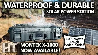 WATERPROOF 1000w Solar Generator CHEAP! MONTEK X-1000 1010wh Portable Power Station Review