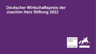 Senatsempfang: Wirtschaftspreis der Joachim Herz Stiftung