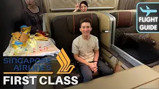 Flying Singapore Airlines First Class from Narita to Los Angeles with Honeymoon Surprise for my Wife