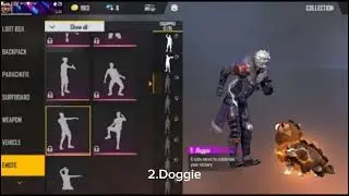 Top 5 Emote langka Free Fire #freefire #emote #langka #top