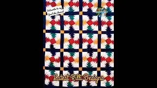 Latest Rilli Designs Sindhi Culture |Quilt Design