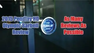 2015 Pendlay HD 20kg Bushing Olympic Barbell Overview (First look at the new center knurl!)