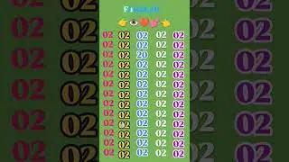 02 की भीड़ में 20 को ढूँढो || #paheliyan #gkquiz ..