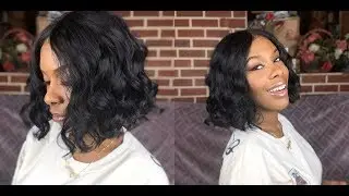 $25.99 Blunt Wavy Short Bob 😱 BOBBI BOSS PREMIUM SYNTHETIC WIG - M975 TAMAR  * HairSoFlyShop *