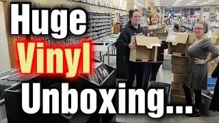 Huge Record Store Pallet Unboxing &ndash; New Vinyl Releases, Restocks & Chaos!