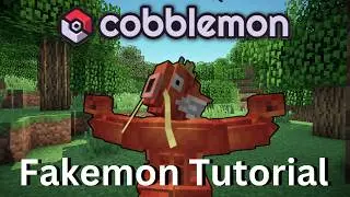 Как создать и добавить СВОЕГО СОБСТВЕННОГО фейкомона с помощью Cobblemon!