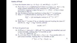 The Inverse Function Theorem