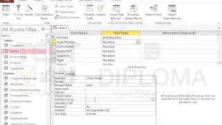 Insert a validation rule in the YearOfOrder field of the Orders table which allows to enter...