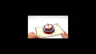 3d поздравительная открытка с тортом ко дню рождения, всплывающие открытки на 18-летие