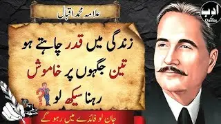 اگر کامیاب ہونا ہے تو اقبال کی یہ باتیں سن لو | Allama Iqbal Poetry | #AllamaIqbal #IqbalPoetry ختم 