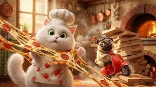 Pizza Chef FAILS! 🍕🙀 Cats vs. Delivery Pugs! Cheesy Dragon!