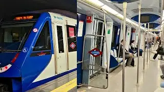Trenes de Metro de Madrid 7000 y 9000 en Joaquín Vilumbrales L10 + trayecto hasta Cuatro Vientos 