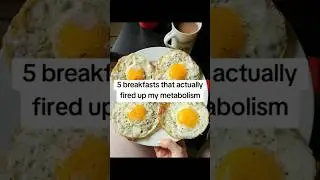 5 breakfasts that actually fired up my metabolism #metabolismreset #breakfastfuel #realfoodenergy