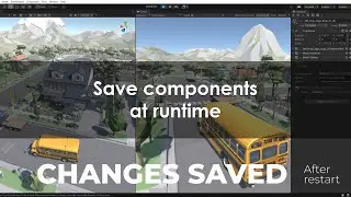 Save components at runtime using Ultimate Editor Enhancer | Unity Asset