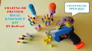 Awesome 3D Printed Platypus Nerf blaster kit + custom shells + Chrono!!! (chapters added)
