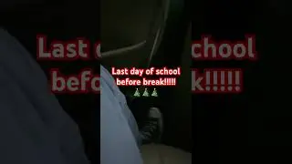 Its a half-day as well!!! | #christmas #school #shorts