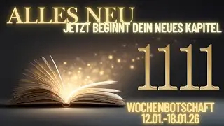 🤩Du startest mit Wundern, Magie und alten Mustern || Wochenbotschaft 12.01.-18.01.26💫