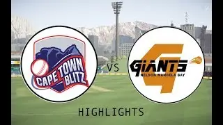 MSL 2018 - Cape Town Blitz V Nelson Mandela Bay Giants highlights | Match 7 | DBC 17 Gameplay