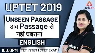 UPTET 2019 | English | Unseen Passage