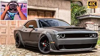Dodge Challenger SRT Demon | Forza Horizon 5 (Steering Wheel + Shifter) Gameplay