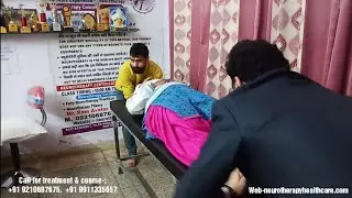 Severe sciatica pain treatment by Ram Avatar Sharma,,Quick relief in severe lower backpain and tilt.