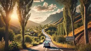 Akdamar Yolu Üzerinde Araba ile Yolculuk 🚗🌿