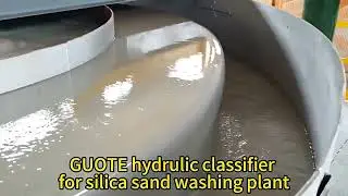 hydraulic classifier for silica sand classifying