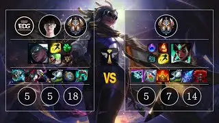 EDG Meiko Senna vs Karma Sup - KR Challenger Patch 10.11