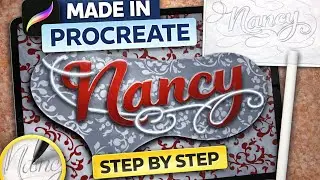Procreate Name Typography | Step-by-Step Digital Lettering