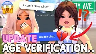 CHAT IS GONE IN BERRY AVENUE... ROBLOX AGE VERIFICATION UPDATE!!