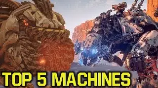 Horizon Zero Dawn machines - TOP 5 MACHINES (Horizon Zero Dawn tips and tricks)