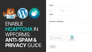 How To Enable hCAPTCHA In WPForms WordPress Plugin Contact Form - Anti-Spam & Privacy Tutorial 👋