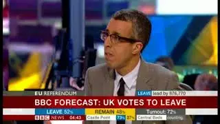 BBC EU Referendum 2016: UK Votes Out - 23rd June 2016
