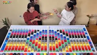 ⚔️ Team vs Team | Color Ball Sorting ASMR Showdown