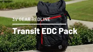 Best Budget Travel / EDC Bags: 3V Gear Transit Redline EDC 40L Backpack Review