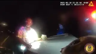 DRUNK MAN GETS PULLED OVER AND DOES NOT KNOW WHATS GOING ON 