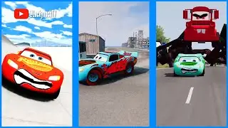 Epic Escape From The Lightning McQueen 🆚 Bus Eater 🆚 McQueen Eater - Coffin Dance Song (COVER)