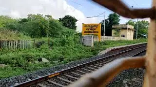 Relaxing train view video | raw experience | train sound effect