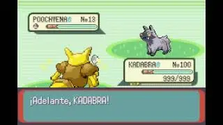 POKEMON EMERALD | KADABRA | ATAQUE FURIA | FURY ATTACK