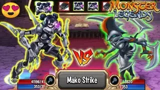 🔴Monster Legends: Makugan level 130 vs Jakugan level 130 review galactic expedition maze