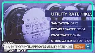 St. Pete council approves utility rate hike
