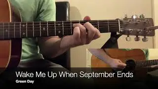 Wake Me Up When September Ends - Green Day  (Guitar Cover/ Tutorial)