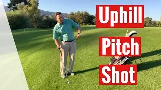 GOLF: Uphill Pitch Shot