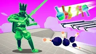 THROW EVERYTHING AT ZOMBIE THE KING | TABS - Totally Accurate Battle Simulator
