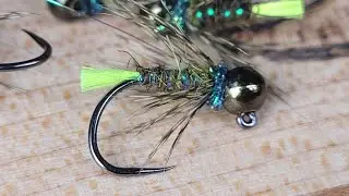 Euro Nymph - Hare's ear nymph series - #3 - Soft hackle blowtorch - fly tying tutorial