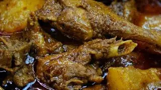 Duck 🦆 meet curry recipe dasi style cooking video DUCK MEET WITH POTATO#food #cooking #recipe #asmr