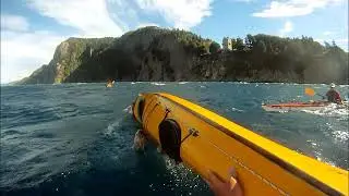 Kayak, rescate asistido Lago Nahuel Huapi ,Bariloche ,Rio negro,Patagonia ,Argentina